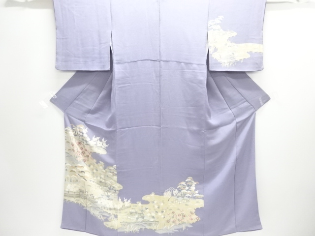 縮緬地　茶屋辻模様訪問着